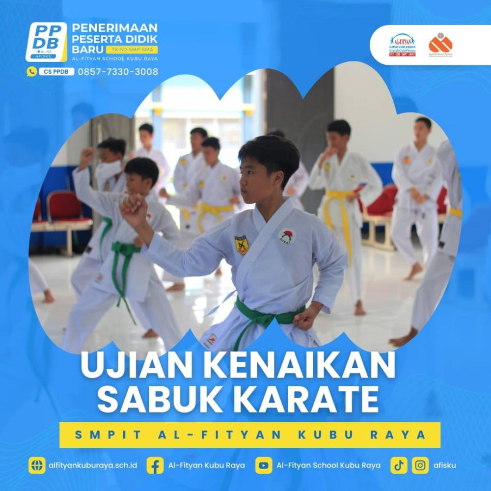 UJIAN KENAIKAN SABUK KARATE SMPIT AL-FITYAN