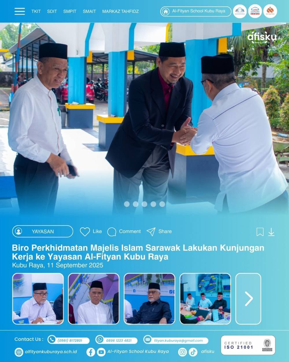 YAYASAN AFISKU TERIMA KUNKER BIRO PERKHIDMATAN SERAWAK